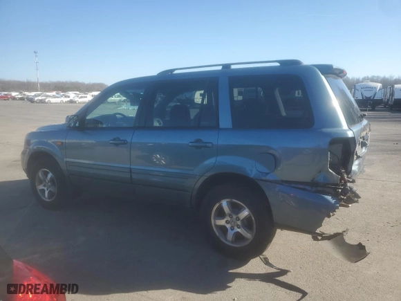 2008 Honda Pilot EX-L with VIN 5FNYF18758B028771, listed as a Copart auction lot 45295865 with 167,965 mi miles and Salvage Title. Bid and sale history available at carsss.com. Image 2.