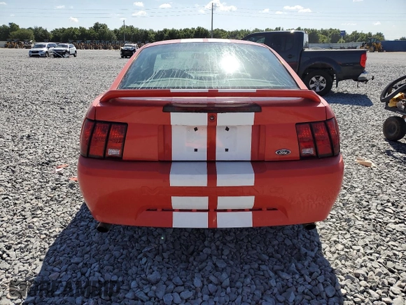 2000 Ford Mustang with VIN 1FAFP4045YF162222, listed as a Copart auction lot 52357355 with 216,251 mi miles and Salvage Title. Bid and sale history available at carsss.com. Image 6.