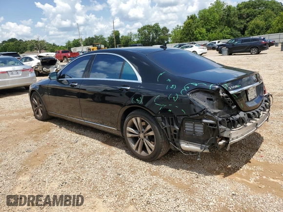 2014 Mercedes-Benz S 550 with VIN WDDUG8FB2EA049356, listed as a Copart auction lot 61553375 with 185,553 mi miles and Salvage title. Bid and sale history available at DreamBid. Image 2.