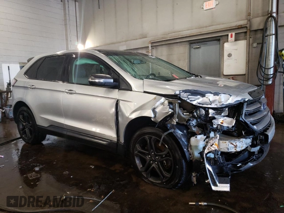 2018 Ford Edge SEL with VIN 2FMPK4J99JBB29668, listed as a Copart auction lot 45470825 with 133,803 mi miles and Salvage Title. Bid and sale history available at carsss.com. Image 4.