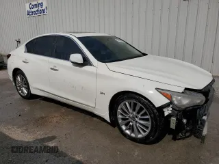 2019 Infiniti Q50 Luxe with VIN JN1EV7AR8KM559128, listed as a Copart auction lot 54709145 with Not Provided miles and Clean Title. Bid and sale history available at carsss.com. Image 4.