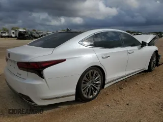 2023 Lexus LS with VIN JTHD51FF3P5018878, listed as a Copart auction lot 78452394 with 7,466 mi miles and Salvage Title. Bid and sale history available at carsss.com. Image 3.