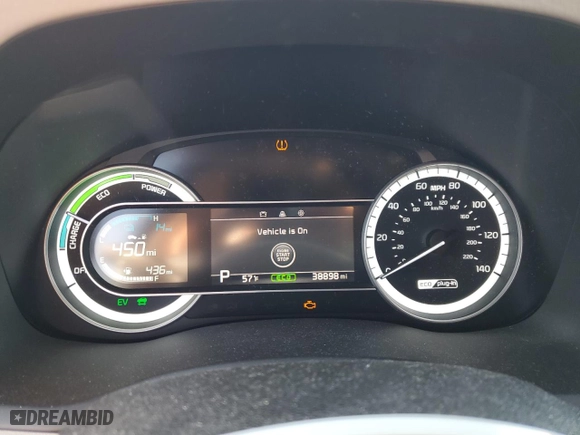 2018 Kia Niro Plug-In Hybrid EX with VIN KNDCD3LD2J5161603, listed as a Copart auction lot 44249535 with 38,898 mi miles and Salvage Title. Bid and sale history available at carsss.com. Image 9.