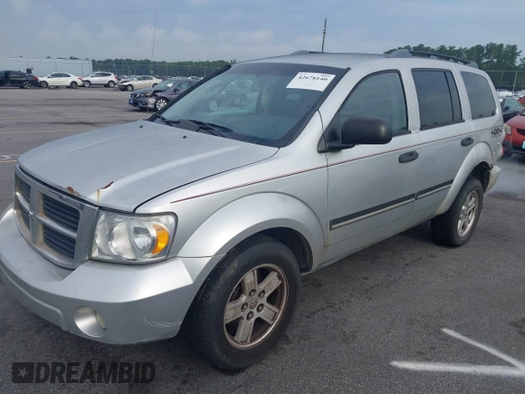2007 Dodge Durango SLT with VIN 1D8HB48P67F564962, listed as a IAAI auction lot 42678140 with 197,509 mi miles and . Bid and sale history available at DreamBid. Image 2.
