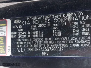2016 Kia Soul with VIN KNDJN2A25G7266312, listed as a IAAI auction lot 41902430 with 144,959 mi miles. Bid and sale history available at carsss.com. Image 9.