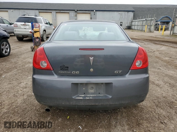 2008 Pontiac G6 GT with VIN 1G2ZH57N584210049, listed as a Copart auction lot 51977865 with 186,312 mi miles and Clean Title. Bid and sale history available at carsss.com. Image 6.