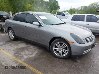 2004 Infiniti G35 w/Leather z VIN JNKCV51F84M719931, wystawiony jako IAAI lot #42105960 z przebiegiem 202 021 mil mil oraz . Historia ofert i sprzedaży dostępna na DreamBid. Obrazek 1.