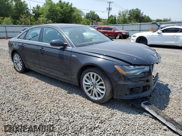 2014 Audi A6 Prestige with VIN WAUHGAFC8EN148314, listed as a Copart auction lot 59018825 with 68,450 mi miles and Salvage title. Bid and sale history available at DreamBid. Image 4.