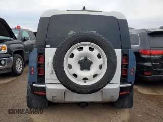 2024 Land Rover Defender S with VIN SALEJ7EU4R2330810, listed as a Copart auction lot 43918465 with 9,353 mi miles and Salvage title. Bid and sale history available at DreamBid. Image 6.