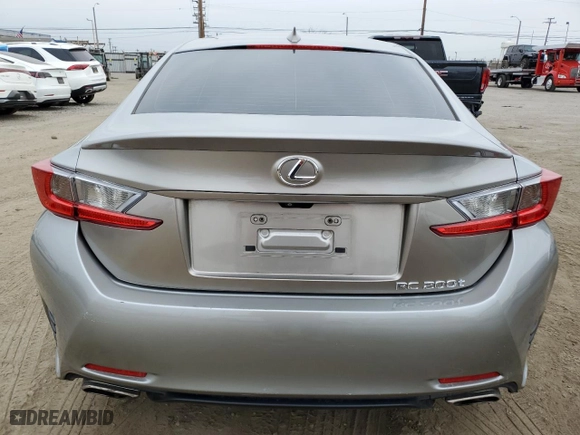 2016 Lexus RC 200t with VIN JTHHA5BC2G5001750, listed as a Copart auction lot 50940675 with NaN miles and Salvage Title. Bid and sale history available at carsss.com. Image 6.