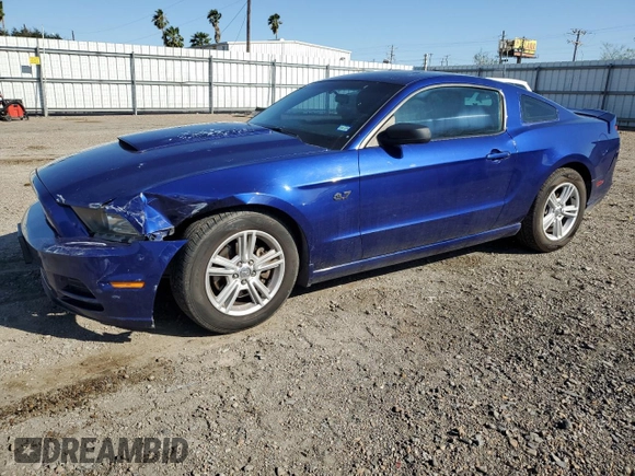 2014 Ford Mustang V6 with VIN 1ZVBP8AM2E5306175, listed as a Copart auction lot 47116815 with 221,685 mi miles and Salvage Title. Bid and sale history available at carsss.com. Image 1.