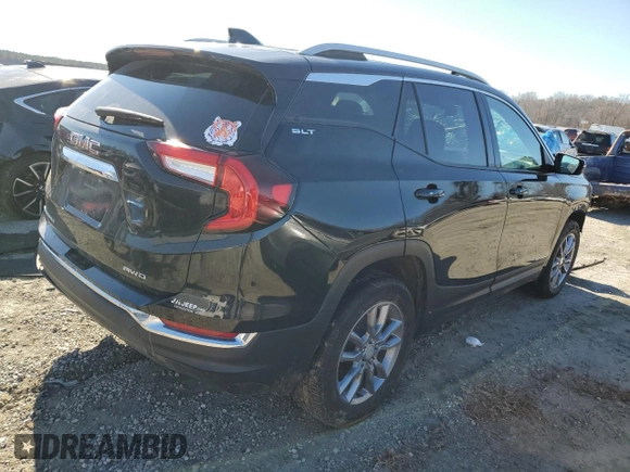 2022 GMC Terrain SLT with VIN 3GKALVEV8NL184969, listed as a Copart auction lot 46260745 with 63,123 mi miles and Salvage Title. Bid and sale history available at carsss.com. Image 3.