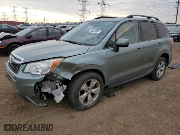 2014 Subaru Forester Premium with VIN JF2SJAEC5EH558709, listed as a Copart auction lot 54231265 with Not provided miles and Salvage title. Bid and sale history available at DreamBid. Image 1.