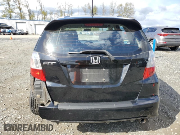 2012 Honda Fit Sport with VIN JHMGE8H58CC013885, listed as a Copart auction lot 53052205 with 144,182 mi miles and Salvage Title. Bid and sale history available at carsss.com. Image 6.