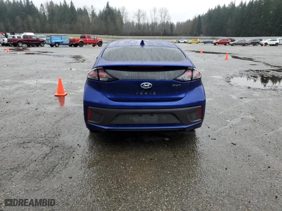 2020 Hyundai Ioniq Plug-In Hybrid SE with VIN KMHC65LDXLU225283, listed as a Copart auction lot 88311115 with NaN miles and Salvage Title. Bid and sale history available at carsss.com. Image 6.