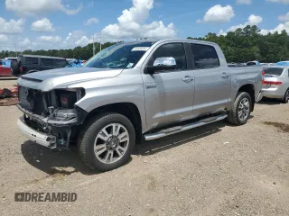 2018 Toyota Tundra SR5 with VIN 5TFAW5F14JX740790, listed as a Copart auction lot 64009355 with 19,783 mi miles and Salvage title. Bid and sale history available at DreamBid. Image 1.