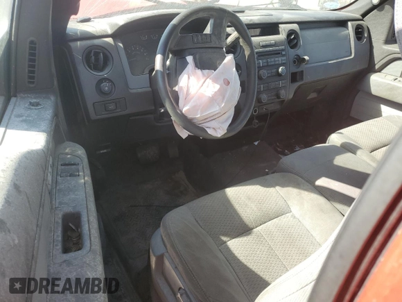2014 Ford F-150 XL with VIN 1FTMF1CM6EFB93294, listed as a Copart auction lot 46037925 with 0 mi miles and Salvage Title. Bid and sale history available at carsss.com. Image 8.