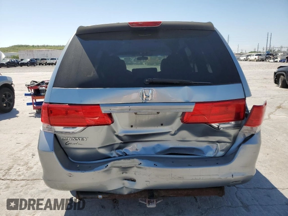 2008 Honda Odyssey EX with VIN 5FNRL38478B034859, listed as a Copart auction lot 53315095 with 212,467 mi miles and Salvage Title. Bid and sale history available at DreamBid. Image 6.