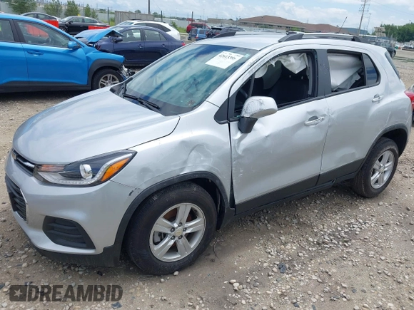 2021 Chevrolet Trax LT with VIN KL7CJPSM5MB364683, listed as a IAAI auction lot 42613395 with 48,047 mi miles and . Bid and sale history available at DreamBid. Image 18.