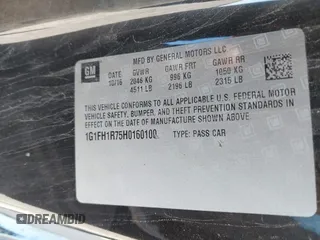 2017 Chevrolet Camaro 2SS z VIN 1G1FH1R75H0160100, wystawiony jako IAAI lot #41674610 z przebiegiem 82 635 mil mil oraz . Historia ofert i sprzedaży dostępna na DreamBid. Obrazek 9.