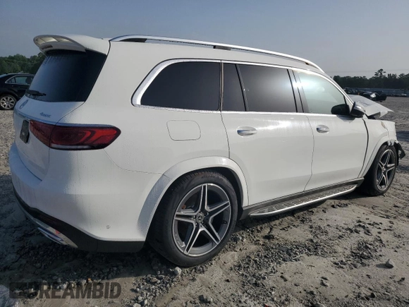 2023 Mercedes-Benz GLS 450 with VIN 4JGFF5KE1PA909640, listed as a Copart auction lot 63495994 with 12,971 mi miles and Salvage Title. Bid and sale history available at DreamBid. Image 3.