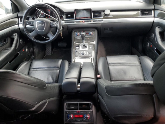 2009 Audi S8 with VIN WAUPN94E79N004277, listed as a Copart auction lot 50964165 with 131,457 mi miles and Salvage Title. Bid and sale history available at DreamBid. Image 8.