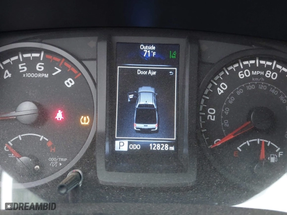 2023 Toyota Tacoma 4WD SR with VIN 3TYCZ5AN5PT157657, listed as a IAAI auction lot 41412536 with 12,828 mi miles. Bid and sale history available at carsss.com. Image 16.