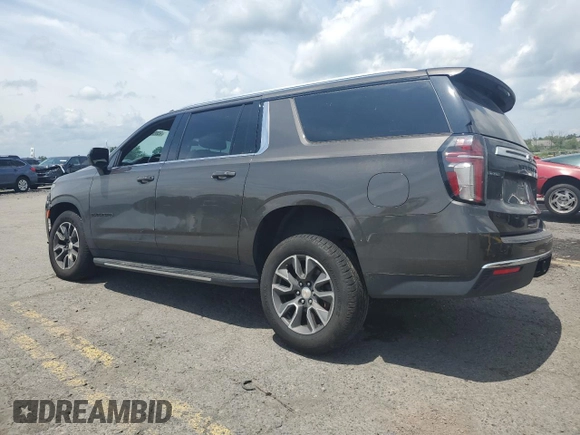2021 Chevrolet Suburban LS with VIN 1GNSKBED0MR300723, listed as a Copart auction lot 65056755 with 58,497 mi miles and Salvage title. Bid and sale history available at DreamBid. Image 2.