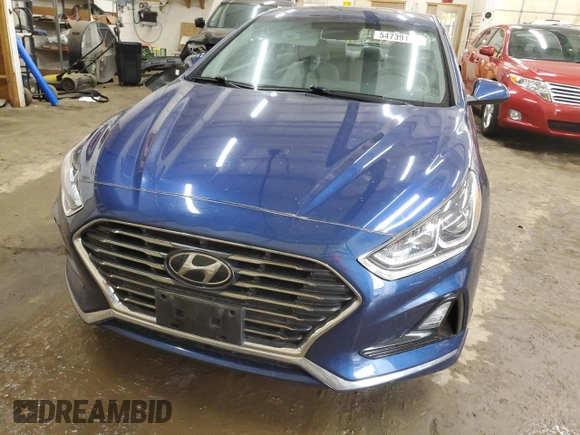 2018 Hyundai Sonata SE with VIN 5NPE24AF3JH707558, listed as a Copart auction lot 54739115 with 55,417 mi miles and Salvage Title. Bid and sale history available at carsss.com. Image 5.