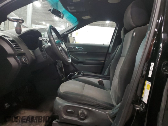 2014 Ford Utility Police Interceptor with VIN 1FM5K8AR2EGA23432, listed as a Copart auction lot 84722354 with 0 mi miles and Salvage Title. Bid and sale history available at carsss.com. Image 7.