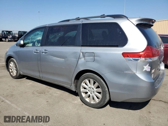 2013 Toyota Sienna LE with VIN 5TDJK3DC9DS058342, listed as a Copart auction lot 47206395 with 169,762 mi miles and Salvage Title. Bid and sale history available at carsss.com. Image 2.