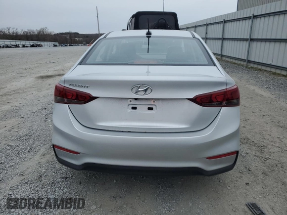 2020 Hyundai Accent SE with VIN 3KPC24A67LE107155, listed as a Copart auction lot 48229045 with 42,845 mi miles and Salvage Title. Bid and sale history available at carsss.com. Image 6.