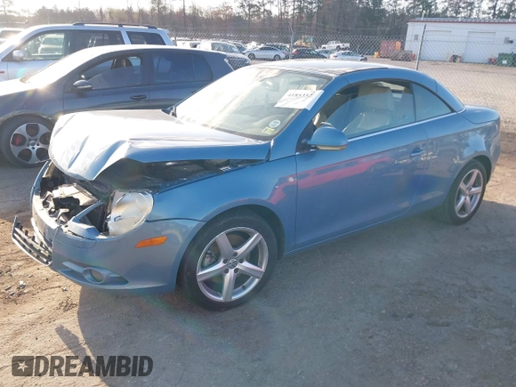 2007 Volkswagen Eos 2.0T with VIN WVWDA71F67V018252, listed as a IAAI auction lot 41853572 with 187,934 mi miles and . Bid and sale history available at DreamBid. Image 2.
