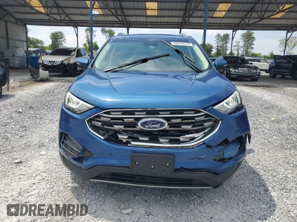 2020 Ford Edge Titanium with VIN 2FMPK3K98LBA72536, listed as a Copart auction lot 59849415 with 109,478 mi miles and Salvage title. Bid and sale history available at DreamBid. Image 5.