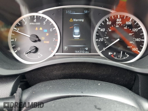 2017 Nissan Sentra S with VIN 3N1AB7AP5HY325038, listed as a Copart auction lot 58918975 with 164,232 mi miles and Salvage title. Bid and sale history available at DreamBid. Image 9.