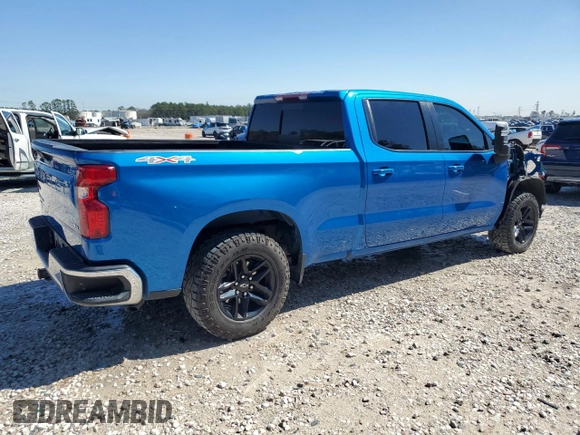 2024 Chevrolet Silverado 1500 LT with VIN 1GCUDDE80RZ156124, listed as a Copart auction lot 45757965 with 49,616 mi miles and Salvage Title. Bid and sale history available at carsss.com. Image 3.