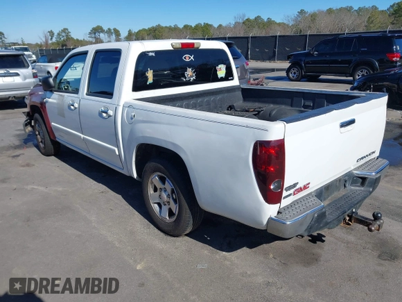 2009 GMC Canyon SLE2 with VIN 1GTCS13EX98110847, listed as a IAAI auction lot 41425065 with 249,702 mi miles. Bid and sale history available at carsss.com. Image 3.