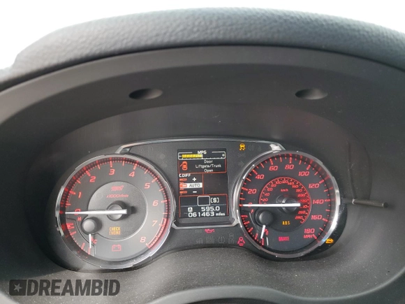 2017 Subaru WRX STI with VIN JF1VA2M60H9832285, listed as a Copart auction lot 53311395 with 61,463 mi miles and Clean Title. Bid and sale history available at carsss.com. Image 10.