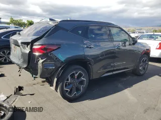 2020 Chevrolet Blazer RS with VIN 3GNKBERS0LS639987, listed as a Copart auction lot 56666455 with 51,175 mi miles and Salvage title. Bid and sale history available at DreamBid. Image 3.