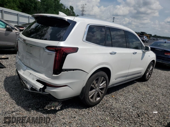 2020 Cadillac XT6 FWD Premium Luxury z VIN 1GYKPCRSXLZ183458, wystawiony jako Copart lot #51249275 z przebiegiem 73 177 mil mil oraz Szkoda całkowita • Salvage title. Historia ofert i sprzedaży dostępna na DreamBid. Obrazek 3.