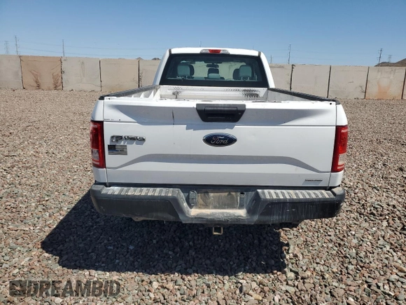 2016 Ford F-150 XL with VIN 1FTFX1CF2GKD82736, listed as a Copart auction lot 89017315 with 154,416 mi miles and Salvage Title. Bid and sale history available at carsss.com. Image 6.
