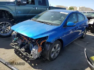 2018 Hyundai Ioniq Limited z VIN KMHC75LD9JU090355, wystawiony jako Copart lot #71735373 z przebiegiem Nie podano mil oraz . Historia ofert i sprzedaży dostępna na DreamBid. Obrazek 1.