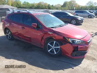 2022 Subaru Impreza Premium with VIN 4S3GTAD63N3727519, listed as a IAAI auction lot 42233237 with 66,134 mi miles and . Bid and sale history available at DreamBid. Image 1.