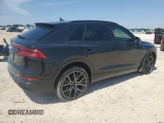 2019 Audi Q8 Premium Plus with VIN WA1EVAF19KD020962, listed as a Copart auction lot 57027725 with 133,995 mi miles and Salvage title. Bid and sale history available at DreamBid. Image 3.