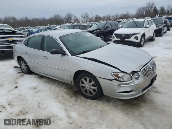 2009 Buick LaCrosse CXL with VIN 2G4WD582291247440, listed as a Copart auction lot 45558025 with 134,255 mi miles and Salvage Title. Bid and sale history available at carsss.com. Image 4.