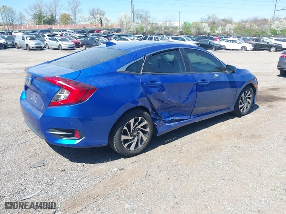 2017 Honda Civic Sedan EX with VIN 19XFC2F71HE201720, listed as a IAAI auction lot 42000406 with 79,648 mi miles. Bid and sale history available at carsss.com. Image 4.