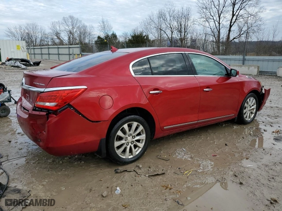 2014 Buick LaCrosse Leather with VIN 1G4GB5GR6EF145070, listed as a Copart auction lot 86391184 with 123,431 mi miles and Salvage Title. Bid and sale history available at carsss.com. Image 3.