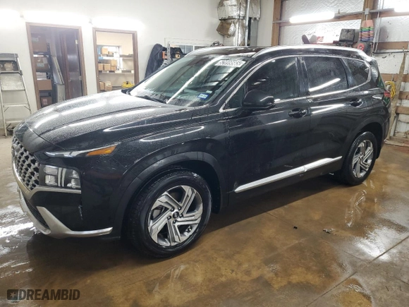2022 Hyundai Santa Fe SEL with VIN 5NMS24AJ2NH447292, listed as a Copart auction lot 52899565 with 61,171 mi miles and Clean Title. Bid and sale history available at carsss.com. Image 1.
