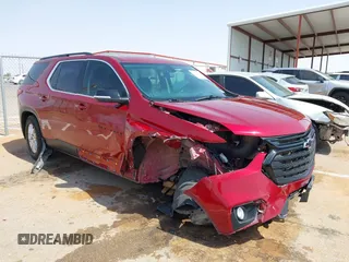 2021 Chevrolet Traverse LT with VIN 1GNERHKW9MJ117918, listed as a IAAI auction lot 42470808 with 77,535 mi miles and . Bid and sale history available at DreamBid. Image 1.