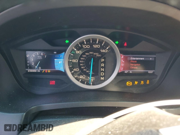 2013 Ford Explorer XLT with VIN 1FM5K7D89DGA76253, listed as a Copart auction lot 50044085 with 239,969 mi miles and Salvage Title. Bid and sale history available at DreamBid. Image 9.